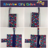 Nappy Wallet - Blue with Colourful Dots Nappy Wallet - Blue with Colourful Dots